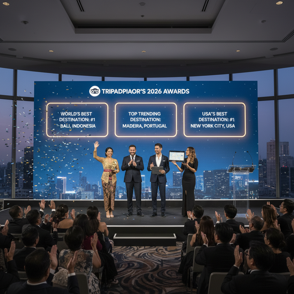 Bali Crowned World's No. 1 Destination for 2026 by Tripadvisor