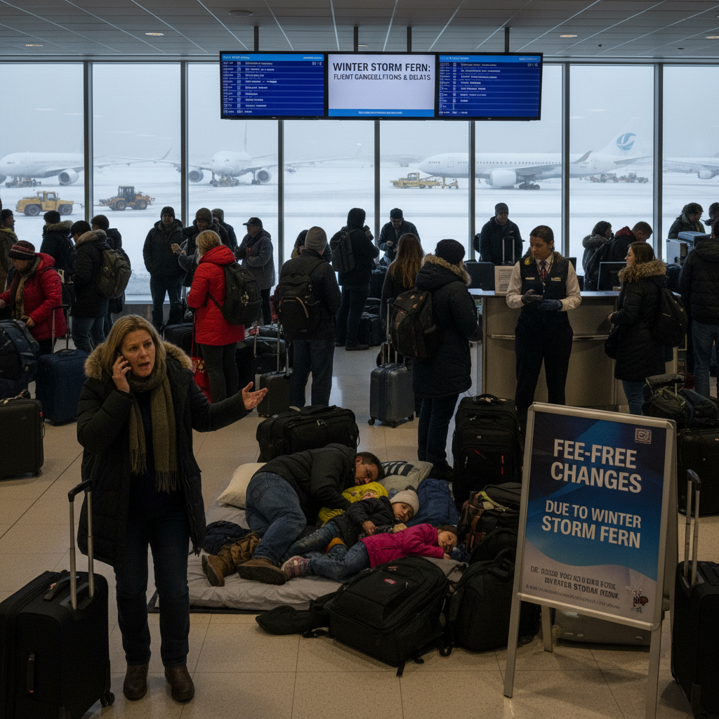 Winter Storm Fern Severely Impacts U.S. Flight Operations