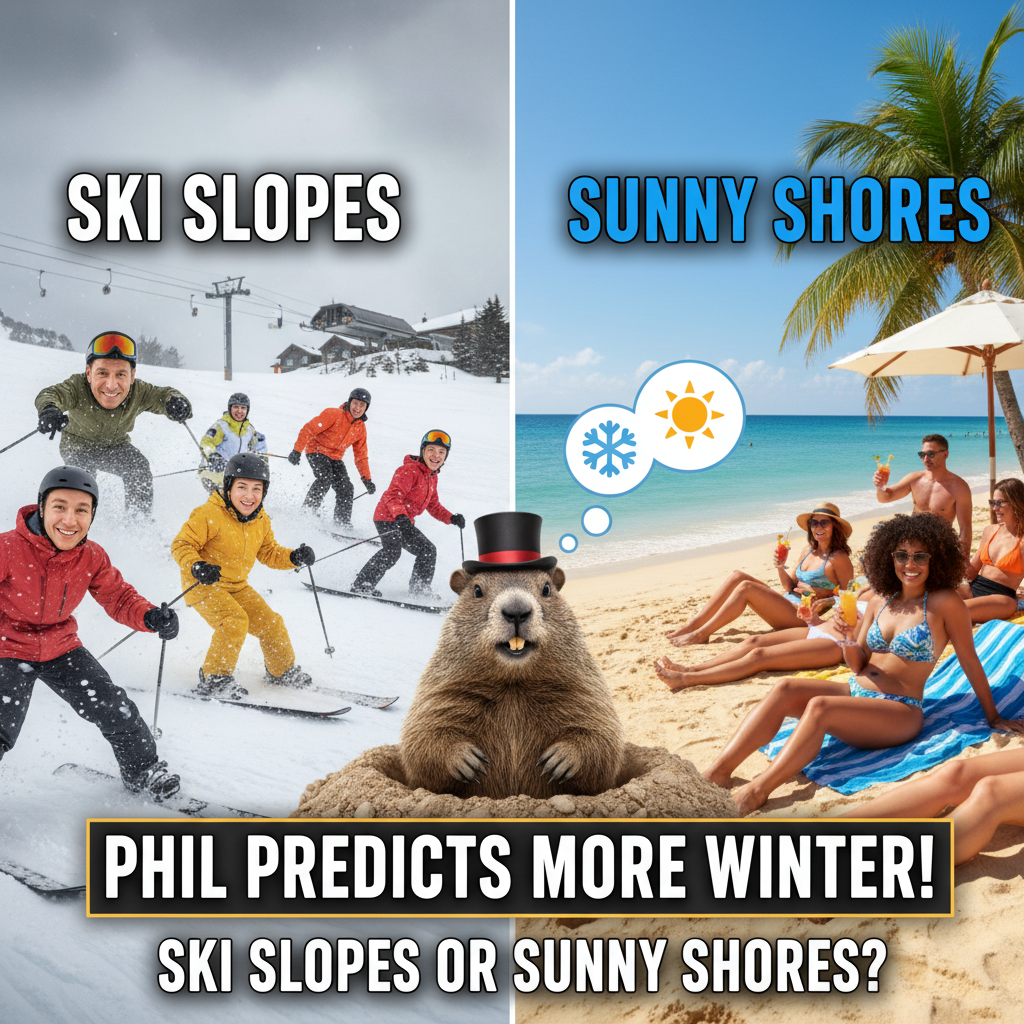 Groundhog Day's Chilly Verdict: Phil Predicts Six More Weeks of Winter!