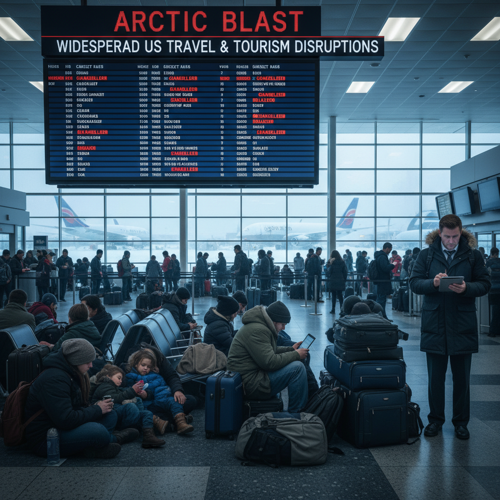 Arctic Blast Unleashes Travel Chaos Across the US